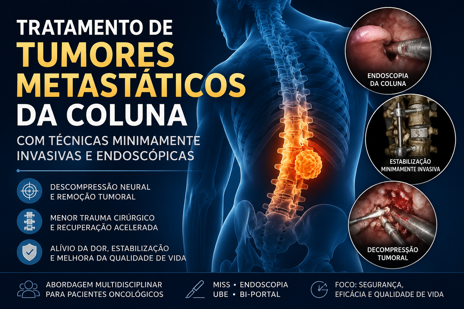AULA: Tratamento de Tumores Metastáticos da Coluna com Técnicas Minimamente Invasivas e Endoscópicas